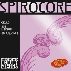 Jeu Spirocore Chrome Tirant moyen Violoncelle 3/4