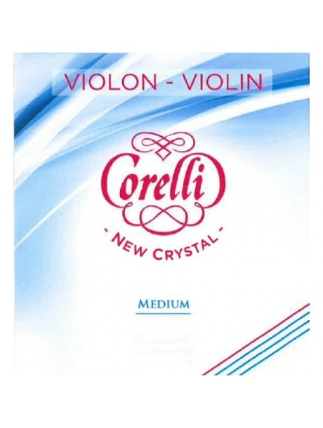 Cordes Corelli Violon Crystal Jeu avec boucle; Medium 