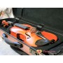 Etui violon 4/4 rectangulaire composite or rose