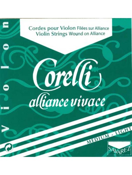 Cordes Corelli Alliance Violon 4/4 Medium Light à l'unité