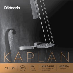 Jeu d'Addario Kaplan Tirant moyen Violoncelle 4/4