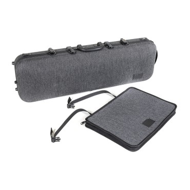 Etui rectangulaire violon bio avec poche partition