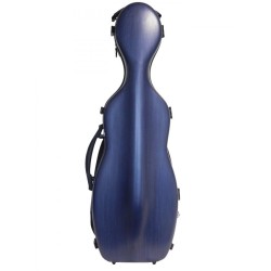 Étui violon 4/4 composite forme "petit violoncelle" Bleu foncé