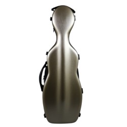 Etui violon 4/4 composite forme "petit violoncelle" Champagne