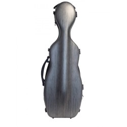 Etui violon 4/4 composite forme "petit violoncelle" Gris foncé