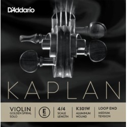 Corde de MI Kaplan violon 4/4 medium