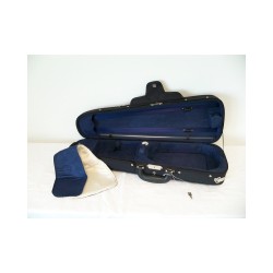 Etui violon 4/4 PASSION LUXE Noir/Bleu