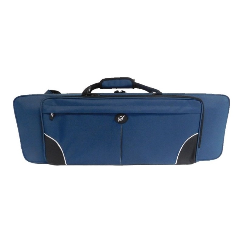 Etui violon 4/4 Bleu Pétrole int Noir