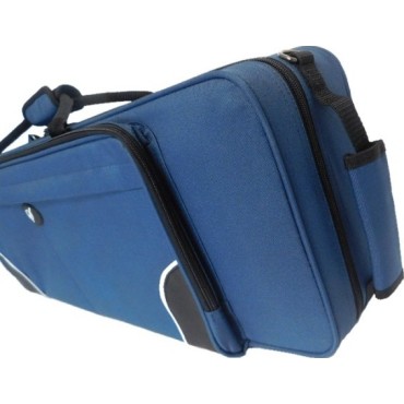 Etui violon 4/4 Bleu Pétrole int Noir