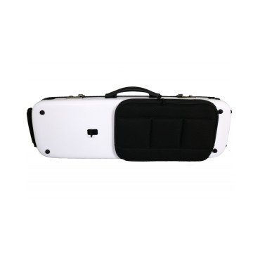 Etui Violon 4/4 rectangulaire composite Blanc tressé